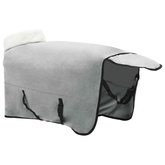 Koc dla Koni Całkowity Jasny Szary 125 cm Polarowy fleece