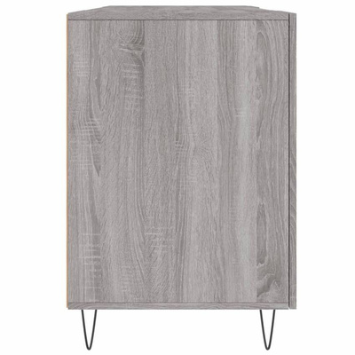 vidaXL Biurko, szary dąb sonoma, 140x50x75 cm, materiał drewnopochodny model standard