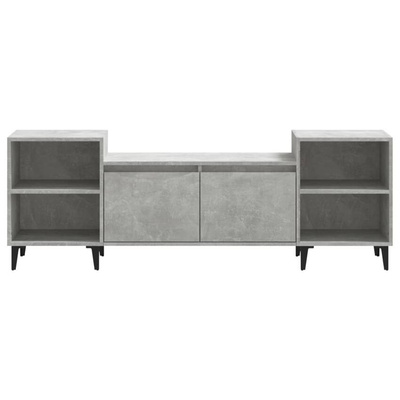 vidaXL Szafka pod TV, szarość betonu, 160x35x55 cm