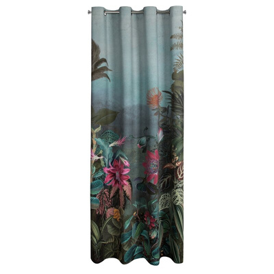 Zasłona Aline ciemnozielona 140x250