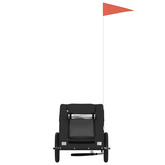 Przyczepka rowerowa dla zwierząt, tkanina Oxford i żelazo