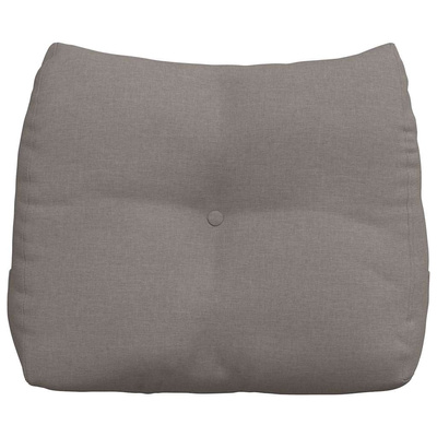 Poduszka na plecy Ciemnoszary 60 x 24 x 50 cm tkanina