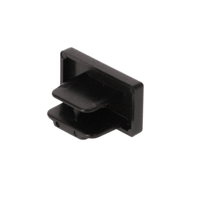 Zaślepka końcówka do szyny SEVA Cap Black, czarna EDO777414 EDO Solutions