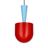 Lampa wisząca czerwona/niebieska E27 Visby Ledea 50101164