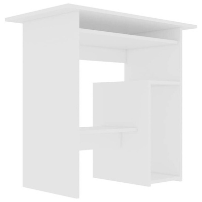 vidaXL Biurko, białe, 80x45x74 cm, materiał drewnopochodny