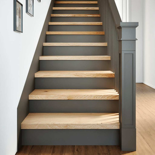 Stopnie schodowe, 4 szt., surowe 70x30x2 cm lite drewno dębowe