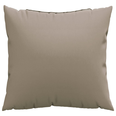 Poduszki ozdobne, 4 szt., taupe, 40x40 cm, tkanina