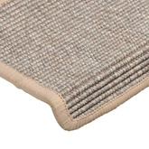 Maty na schody 15 szt. 65x21x4 cm Srebrne prostokątne krawędzie