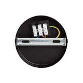 Lampa Wisząca ze szkła mlecznego Czarna ?30cm G9 Abruzzo Dizzaro Duo