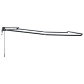 Rama markizy Z regulacją Antracyt 4,5 × 3 m Stal