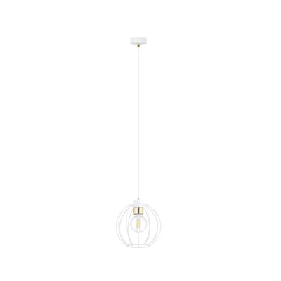 Lampa wisząca GINO 1 WHITE/GOLD