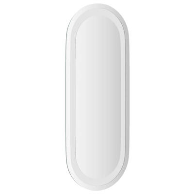 vidaXL Lustro łazienkowe z LED, 50x20 cm, owalne