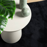 vidaXL Dywan OVIEDO z krótkim włosiem, czarny, 200x280 cm