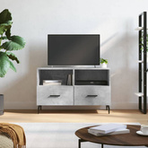 Szafka pod TV, szarość betonu, 80x36x50 cm vidaXL