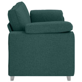 Sofa 3-osobowa Ciemna zieleń 220 cm tkanina
