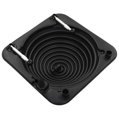 Solarny podgrzewacz basenowy, 75x75x36 cm, HDPE, aluminium