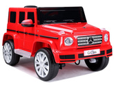 Samochód na akumulator Mercedes G500 czerwony