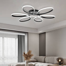 LAMPA DEKORACYJNA OKRĘGI 100W + PILOT CZARNA DL-J05 FIORE