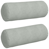 Poduszki Wałkowe 2 pcs Jasnoszary ? 25 x 70 cm