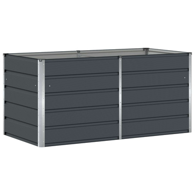 Donica Antracyt 160 x 80 x 75 cm Stal