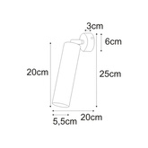 Kinkiet K-4413 z serii MILE WHITE KAJA
