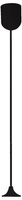 Zawiesie czarne do lampy wiszącej E27 85-10629