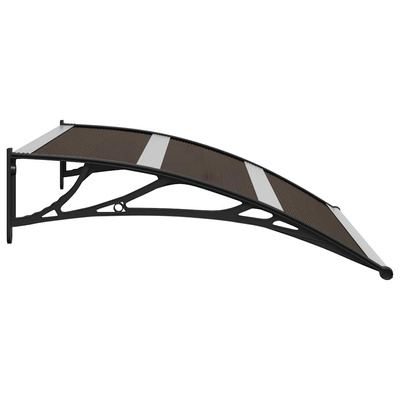 Daszek nad drzwi, czarny, 120 x 75 cm, PC