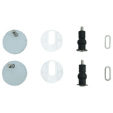 Deska klozetowa wolnoopadająca, MDF, wzór w delfiny