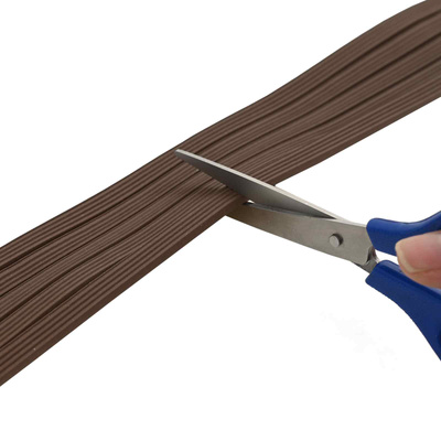 Samoprzylepna uszczelka okienna brązowy 8 x 3 mm 12 m Guma EPDM