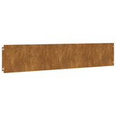 Obrzeża trawnikowe, 10 szt., 20x103 cm, giętkie, stal Corten