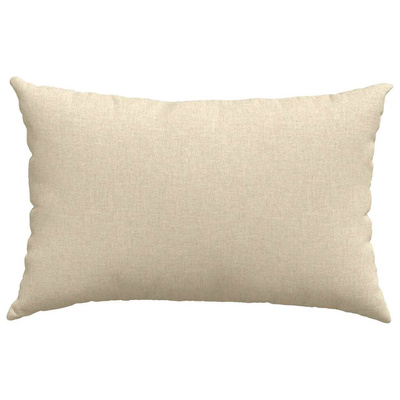 Poduszki na sofę 2 pcs Kremowy 60 x 40 cm tkanina