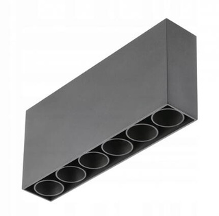 Oprawa natynkowa Led spot 15W CZARNY 1420lm 4000k GARTEMIDA