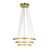 Lampa wisząca LED 60W 50cm złota LUNE 33-76397