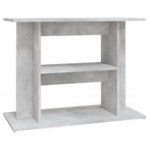 Stojak pod akwarium Betonowy Szary 80x35x60 cm Drewno konstrukcyjne