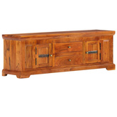 vidaXL Szafka pod TV, 119x30x40 cm, lite drewno akacjowe