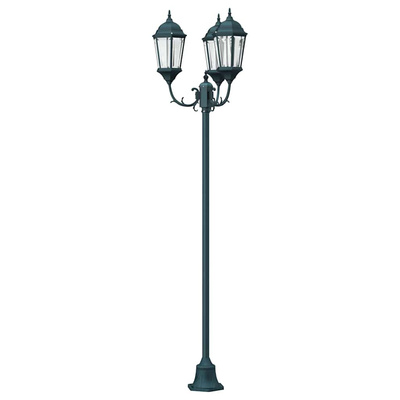 Lampa ogrodowa Vintage szczotkowana zieleń 57 x 49 x 241 cm