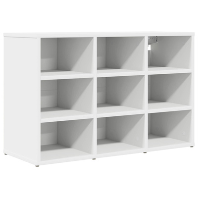 Szafka na buty Biały 77,5 x 30 x 51 cm Materiał drewnopochodny