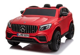 Auto na Akumulator Mercedes GLC 63S Dwuosobowy Światła LED MP3 Czerwony
