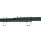 Rama do huśtawki ogrodowej, z 4 haczykami, niebieska, stal