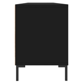 vidaXL Szafka pod TV, czarna, 150x30x44,5 cm, materiał drewnopochodny