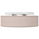 Lampa Sufitowa Ciemnoszary 38 x 38 x 13,5 cm tkanina