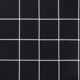 vidaXL Poduszka na leżak, czarna w kratę, tkanina Oxford