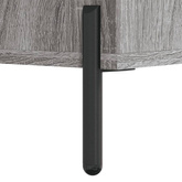 vidaXL Biurko, szary dąb sonoma, 140x50x75 cm, materiał drewnopochodny wariant 6