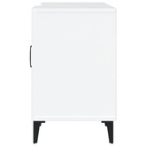 vidaXL Szafka pod TV, biała, 150x30x50 cm, materiał drewnopochodny wariant 4