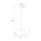 Lampa wisząca K-3532 z serii AROSA KAJA