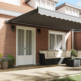 Rama markizy Z regulacją Antracyt 4,5 × 3 m Stal