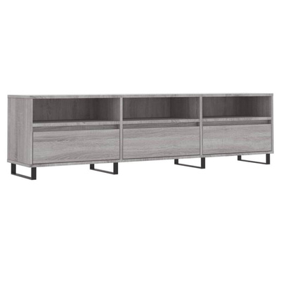 vidaXL Szafka pod TV, szary dąb sonoma, 150x30x44,5 cm model standard