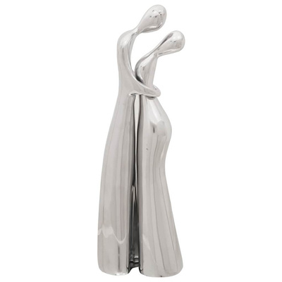 Rzeźba Srebrny 10 x 16 x 49 cm Aluminium