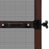 Moskitiera na drzwi, brązowa, 120 x 240 cm