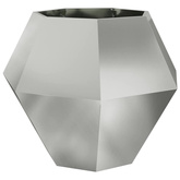 Donica Srebrny 100 x 100 x 80 cm Stal Galwanizowana
